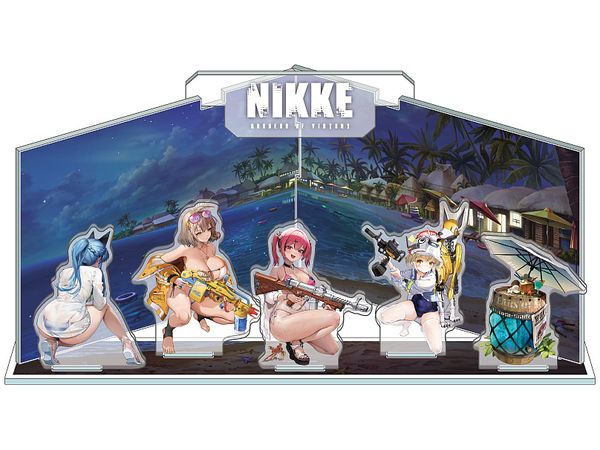 Nikke Goddess of Victory: Diorama Acrylic -summer- Troop 03