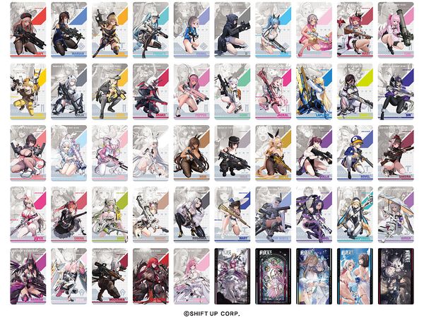 Nikke Goddess of Victory: Gun Girl Metal Card Collection: 1Box (10pcs)