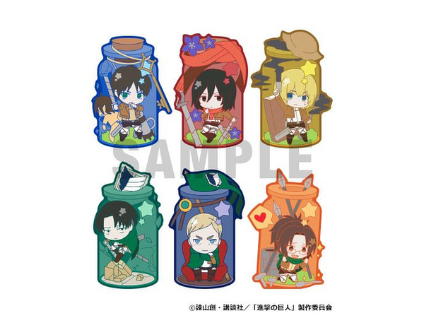 Attack on Titan: CharaToria: 1Box (6pcs)