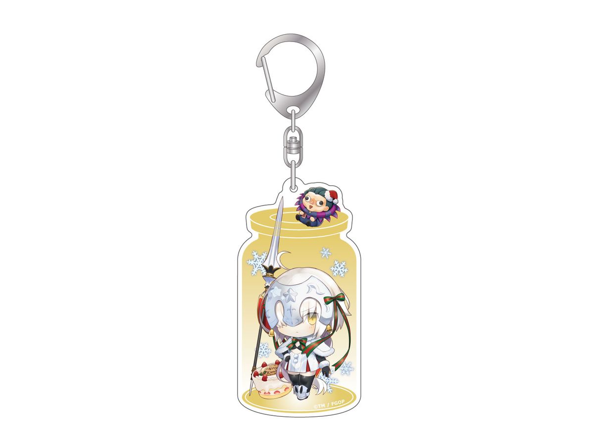 Fate / Grand Order: Charatoria Acrylic Keychain Lancer / Jeanne D'Arc Alter Santa Lily