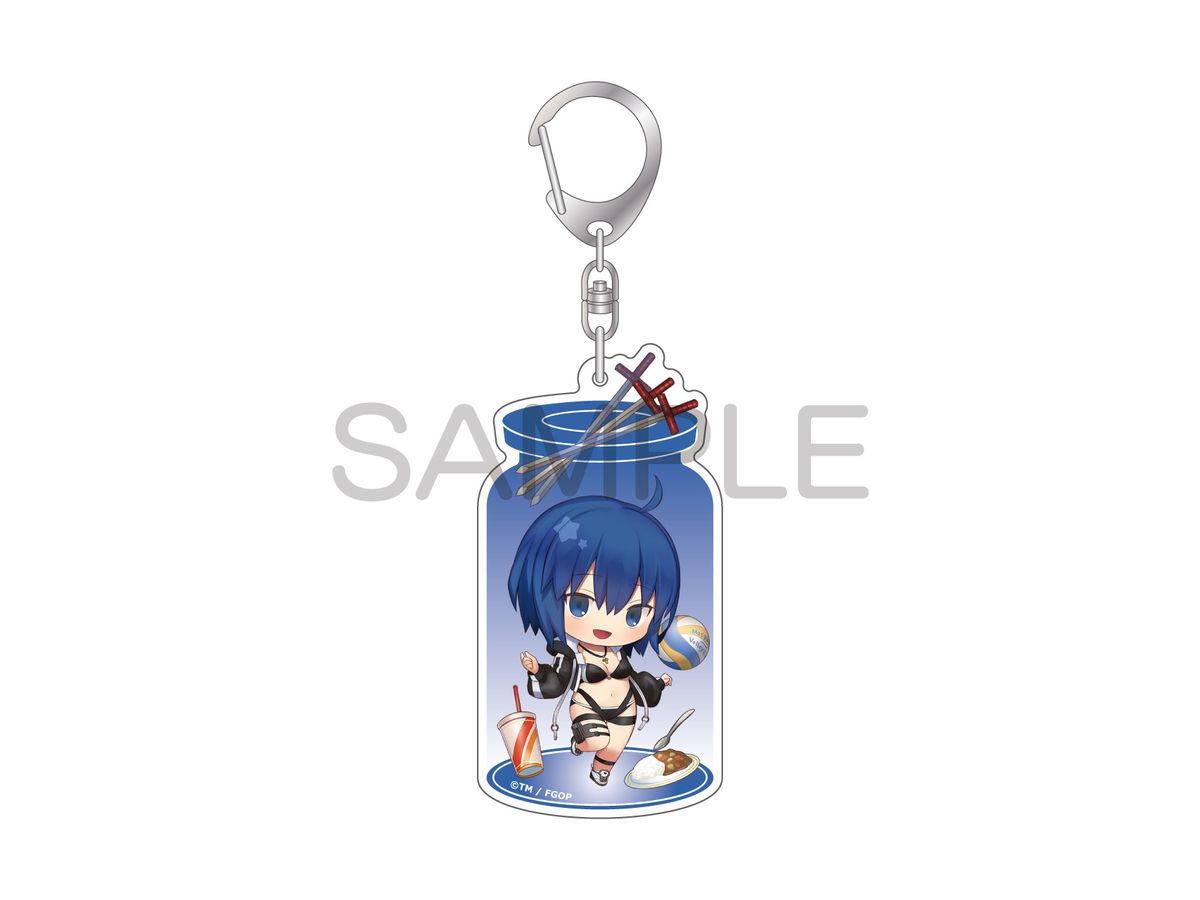 Fate / Grand Order: Charatoria Acrylic Keychain Moon Cancer / Mysterious Agent C.I.E.L.