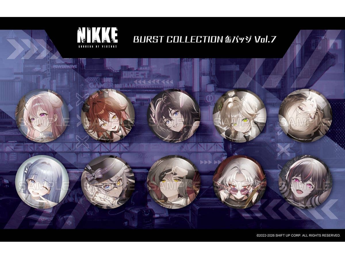 NIKKE: BURST COLLECTION Can Badge Vol.7 1Box 10pcs