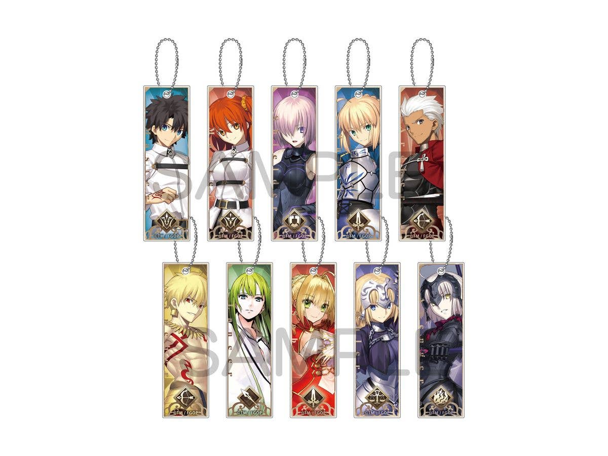 Fate/Grand Order: Tsuikore Trading Acrylic Keychains Vol.1 1Box 10pcs