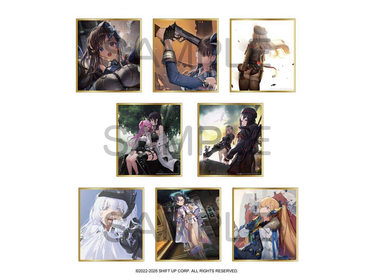Victory Goddess: NIKKE: The Memoir scene chapter.00-14 Acrylic Clear Shikishi 1 Box 8 Pieces