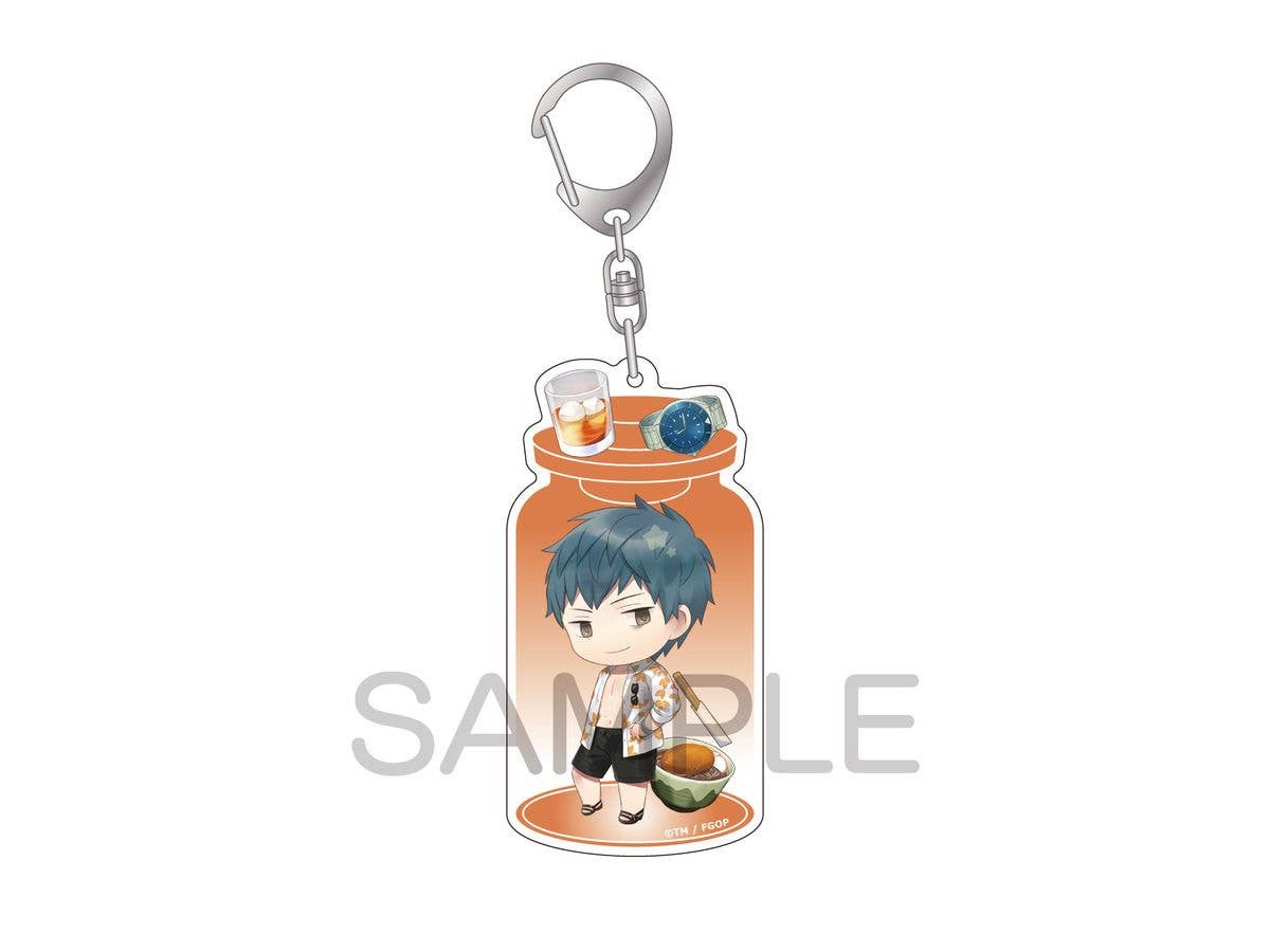 Fate/Grand Order: Charatoria Acrylic Keychain Saber / Saito Hajime [The Grinning Man on the Beach]