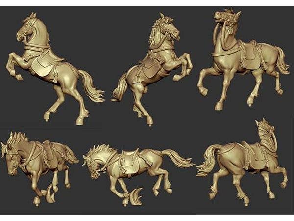 Sengoku Period (Japan) War Horse 2 (Set of 3)