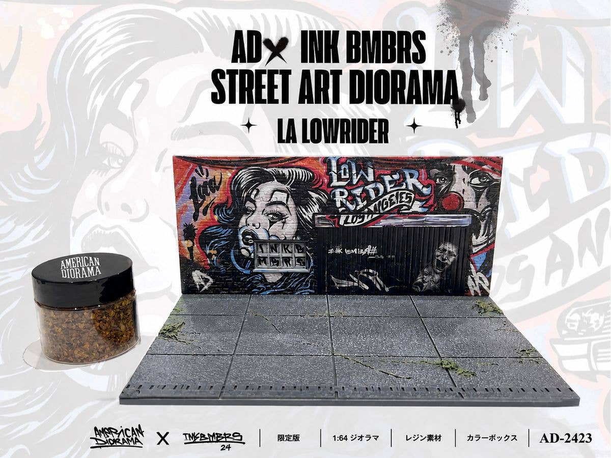 STREET ART DIORAMA - LA LOWRIDER