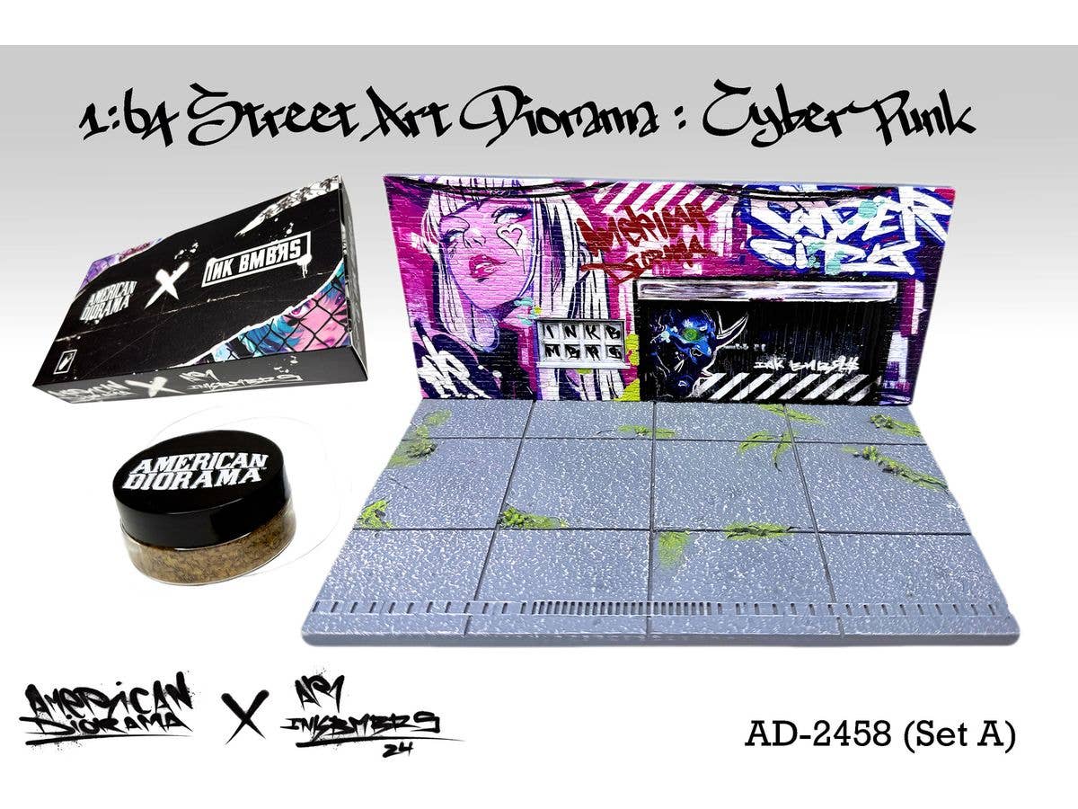 STREET ART DIORAMA - CYBER PUNK A