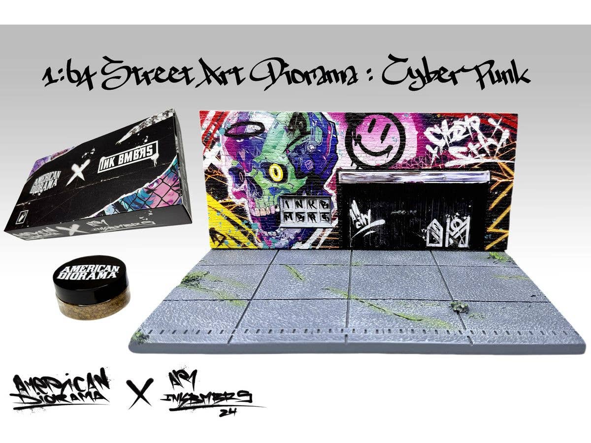 STREET ART DIORAMA - CYBER PUNK B