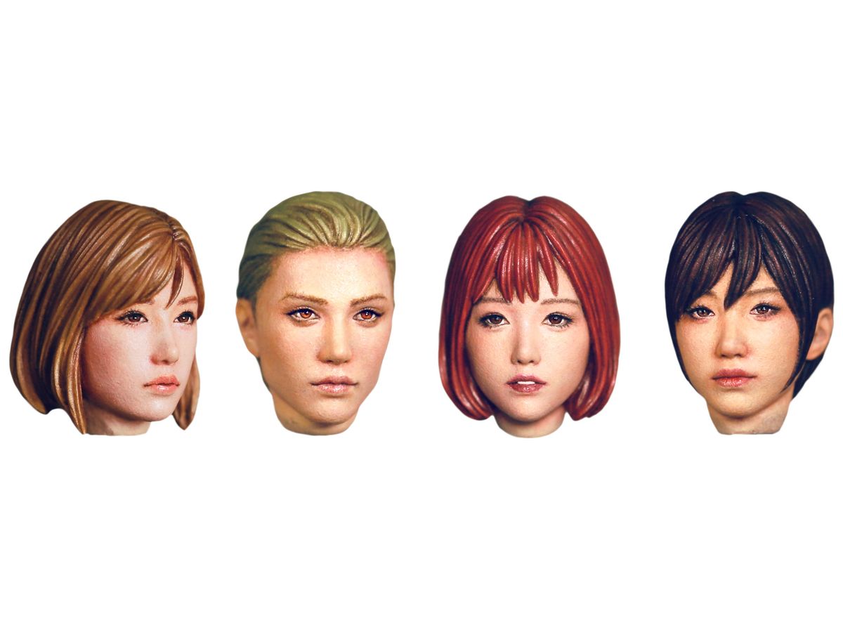 RH-02 Female Head Set of 4 types