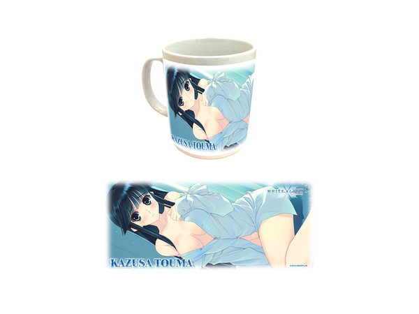 Axia Full-Color Mug Cup White Album2 Kazusa Touma