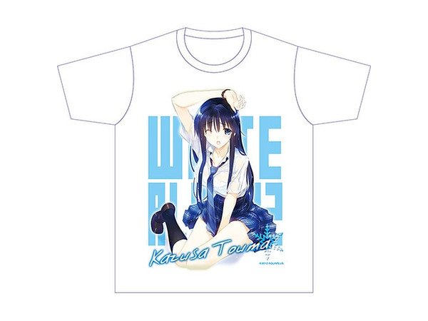 Axia Full-Color T-Shirt White Album2 Kazusa Touma XL
