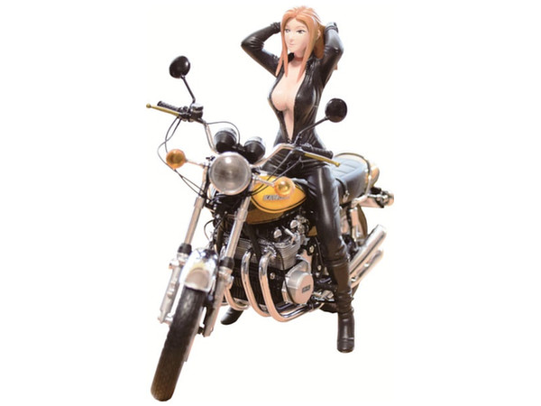 Biker Girl [with Kawasaki Z1 900] (Polystone)