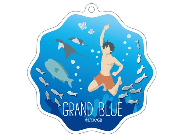 Grand Blue Glitter Acrylic Keychain Iori Kitahara
