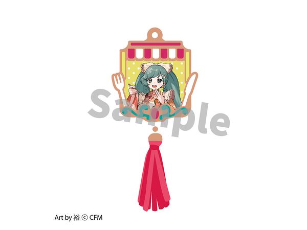 Hatsune Miku: SNOW MIKU 2024 Stained Metal Charms 01 Pink Gold