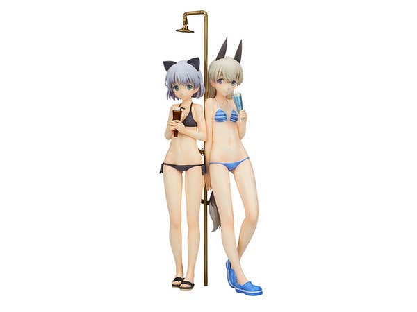 Strike Witches 2: Sanya & Eila Swim Wear Ver. PVC