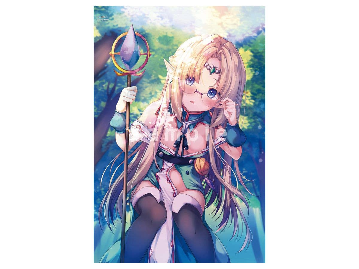 Original HD Tapestry Tapesuke Megane Elf-chan Illustration: Kaniya Shiku (B1-size)