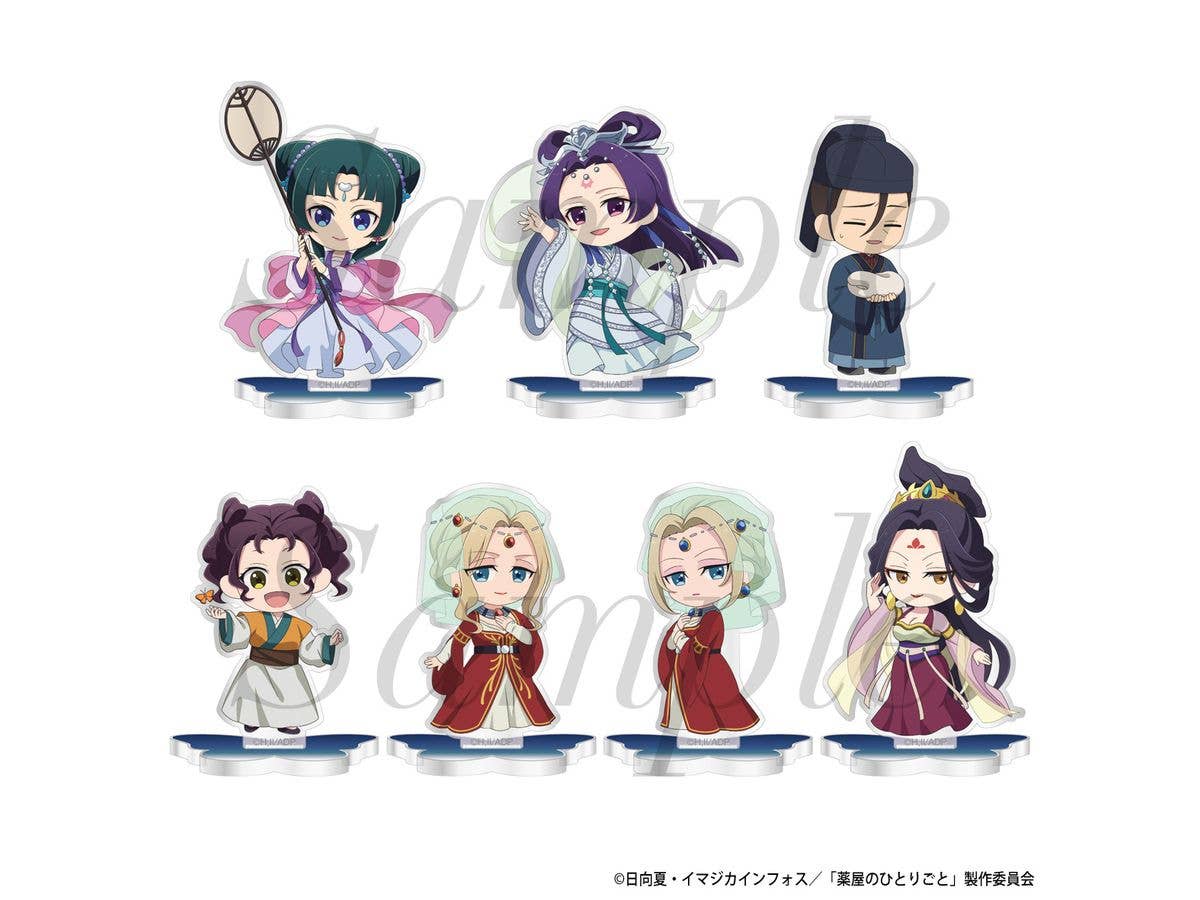 Tv Anime The Apothecary Diaries: Trading Mini Acrylic Stands Mini Character (Gekkei) Ver. 1 Box 7 Pieces