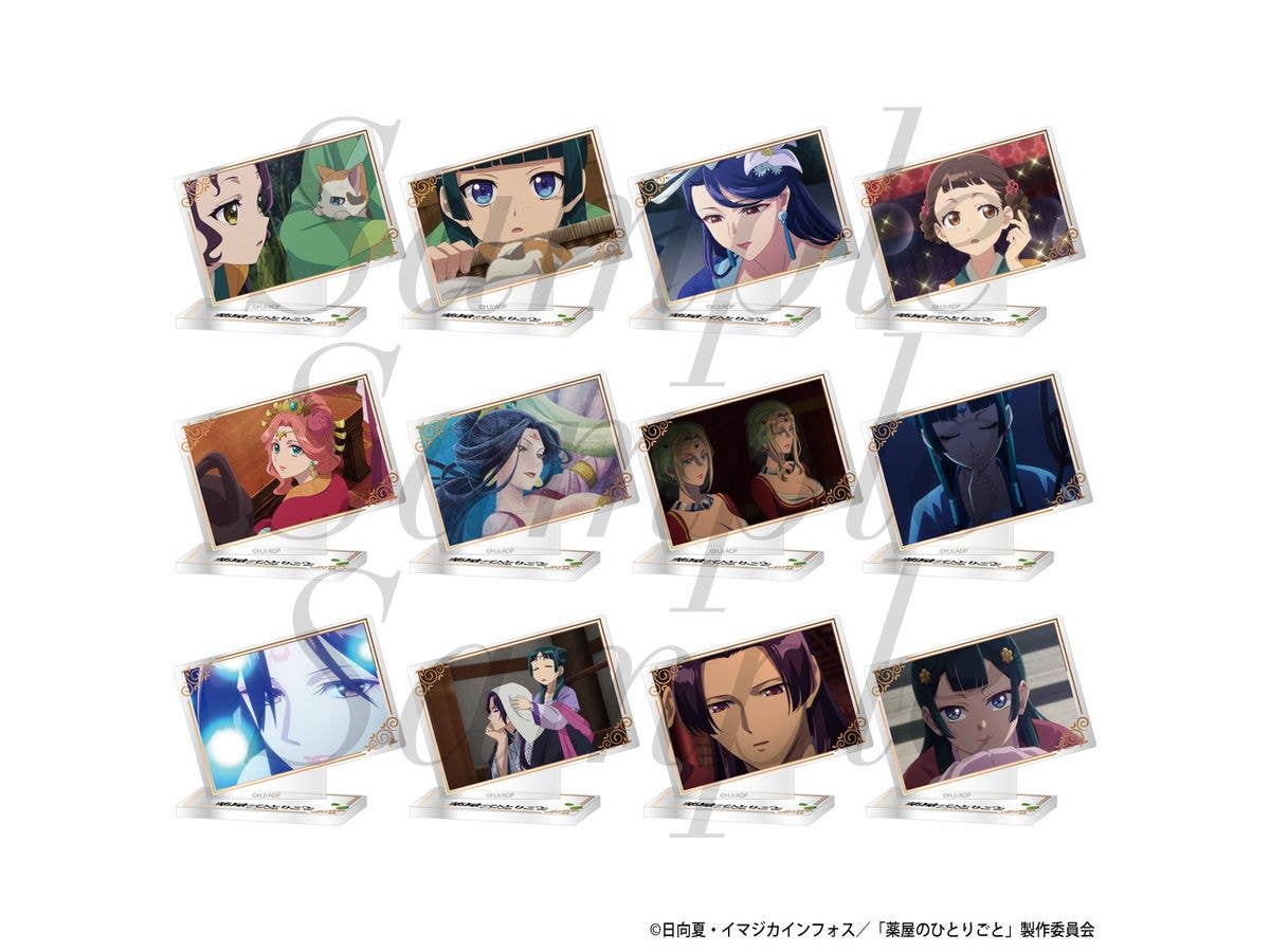 Tv Anime The Apothecary Diaries: Trading Mini Plate Stand Season 2 Vol.1 1 Box 12 Pieces