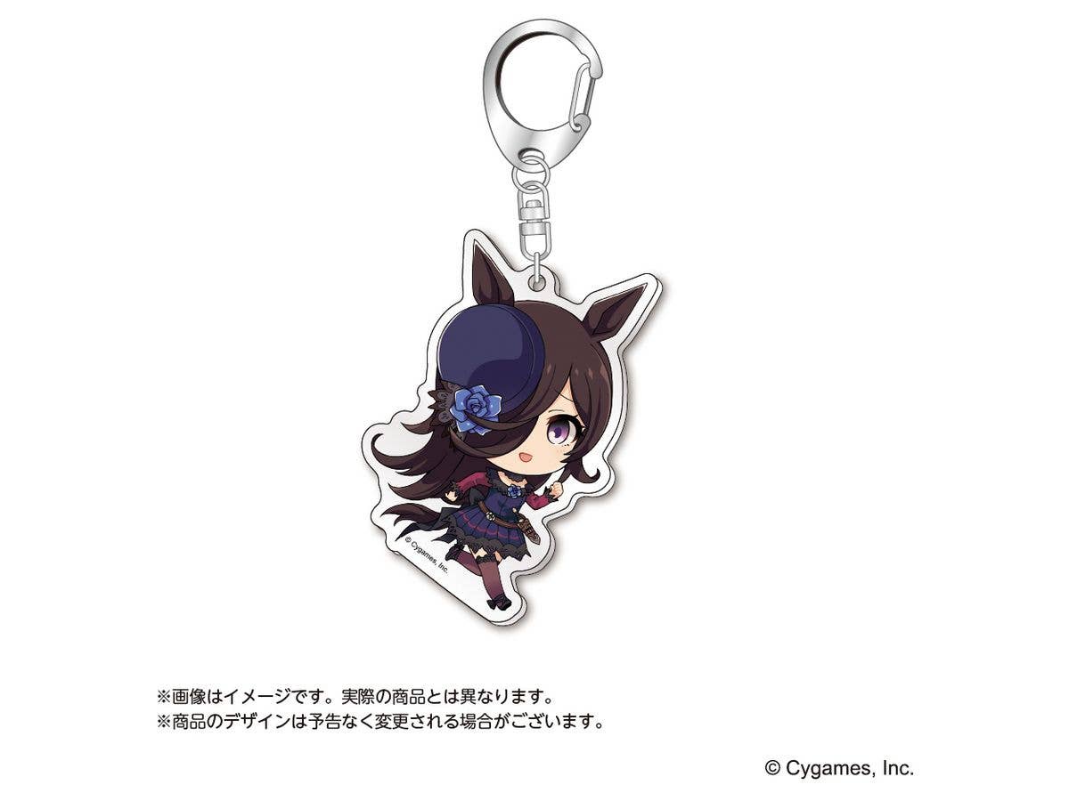 Uma Musume Pretty Derby: Chara Puch Acrylic Keychain Vol.2 Rice Shower