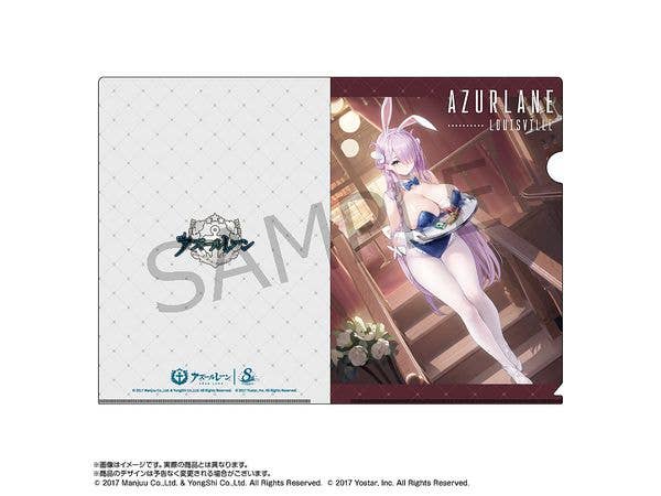 Azur Lane x Pasela: A4 Clear File Louisville (Bunny Girl)