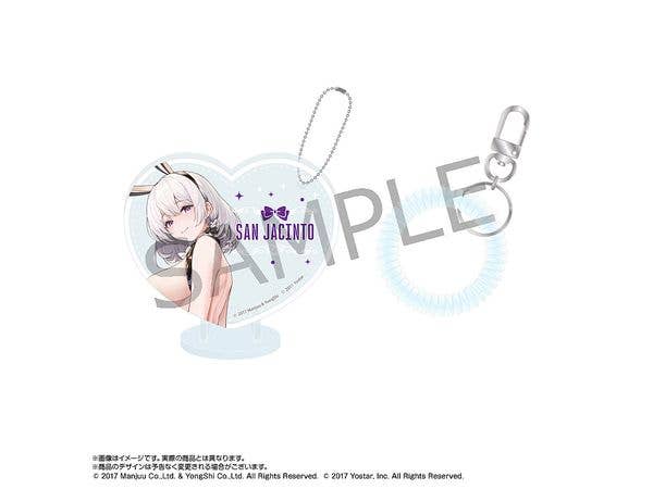 Azur Lane x Pasela: Pikuria Acrylic Keychain & Stand + Coil Bracelet San Jacinto (Bunny Girl)