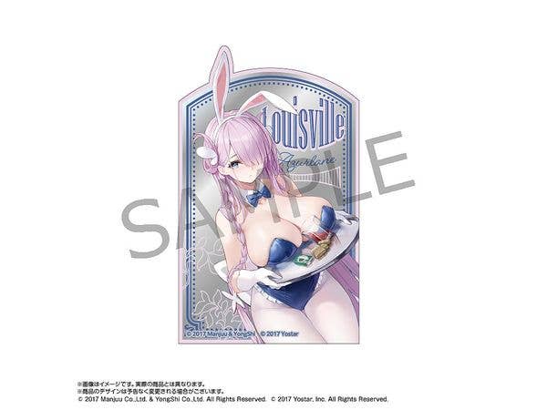 Azur Lane x Pasela: Pub Mirror Style Sticker Louisville (Bunny Girl)