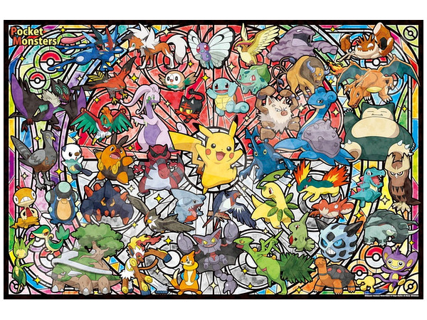 Art Crystal Jigsaw Puzzle Pokemon: Best Partner 1000pcs (No.1000-AC010 : 500mm x 750mm)