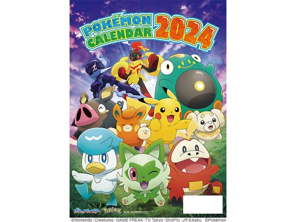 Pokemon: CL-010 2024 Wall Calendar