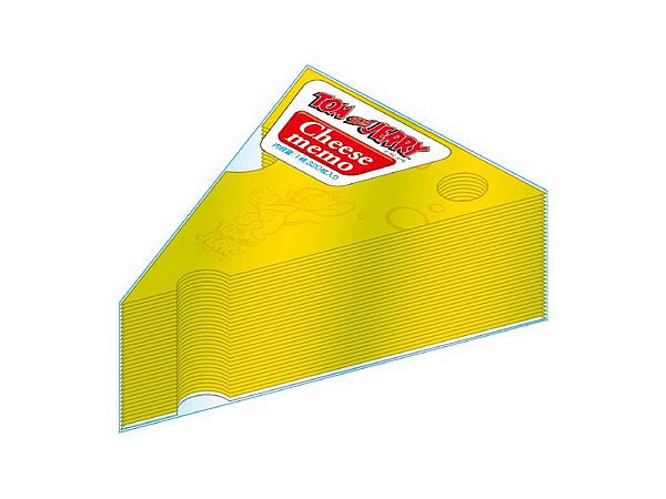 Tom and Jerry: Cheese Type Block Memo Pad