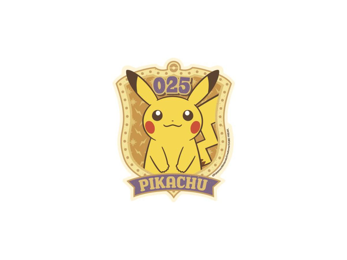 Pokemon: Retro Sticker Collection 01. Pikachu A