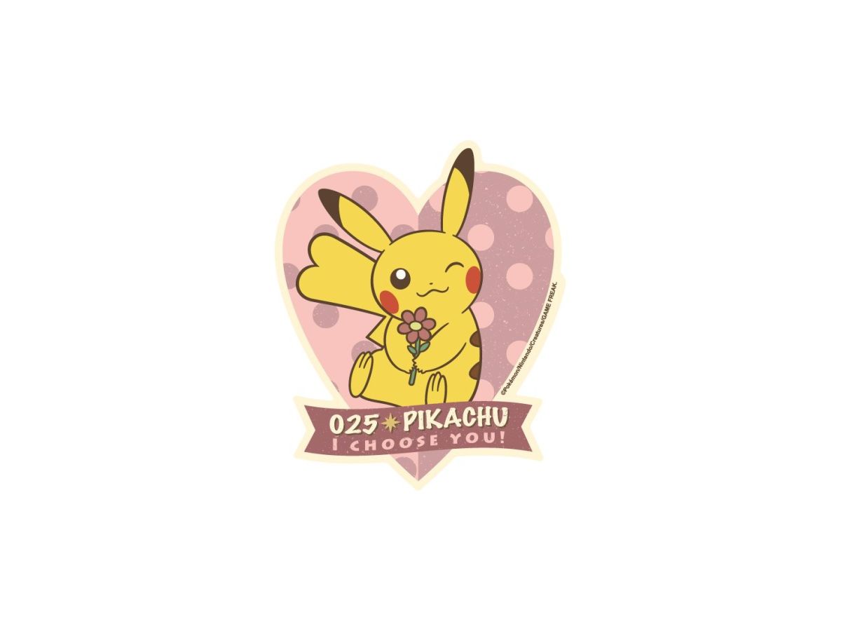 Pokemon: Retro Sticker Collection 03. Pikachu C