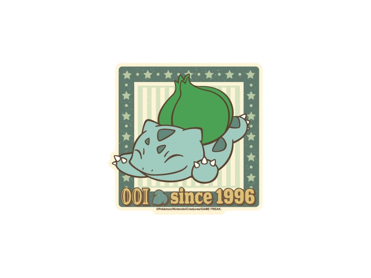 Pokemon: Retro Sticker Collection 05. Bulbasaur