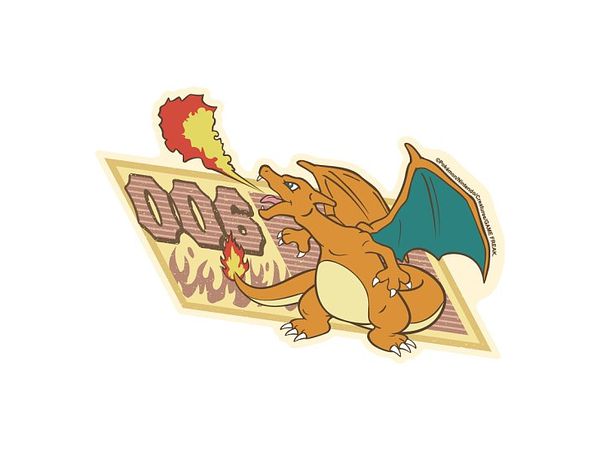 Pokemon: Retro Sticker Collection 09. Charizard