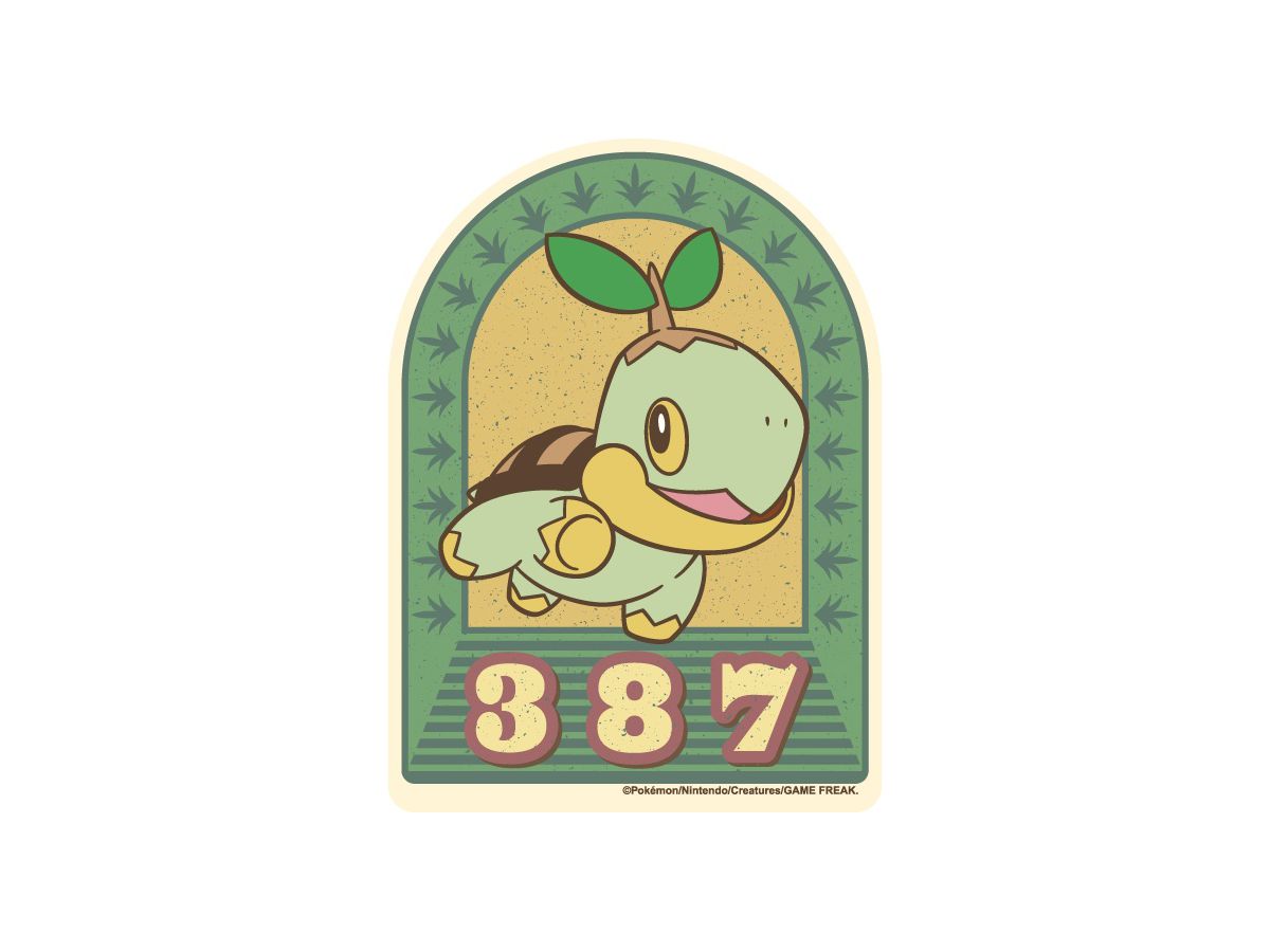 Pokemon: Retro Sticker Collection 13. Turtwig