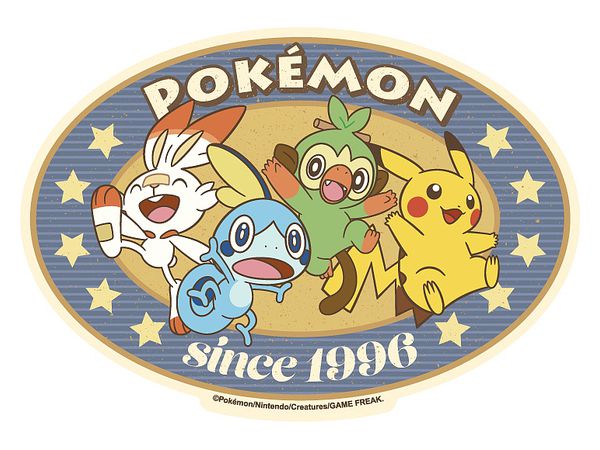 Pokemon: Retro Sticker Collection 21. Pikachu & Friends A