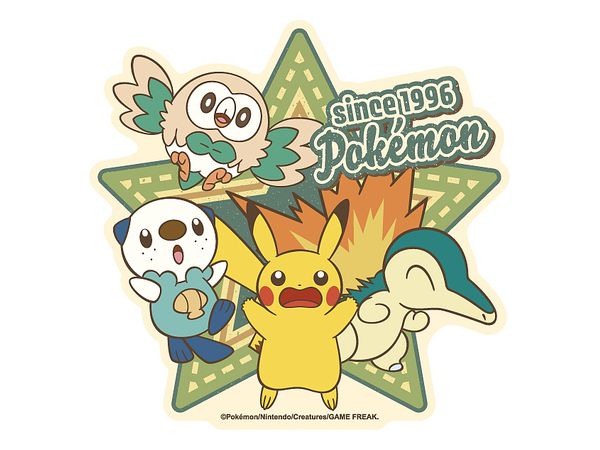 Pokemon: Retro Sticker Collection 24. Pikachu & Friends D