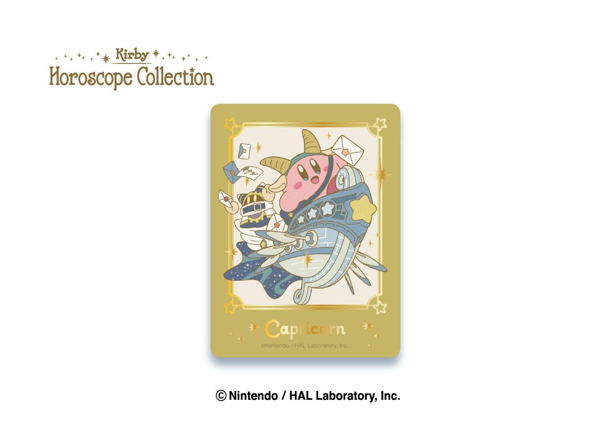Kirby: KIRBY Horoscope Collection Die-Cut Sticker Mini 10 Capricorn