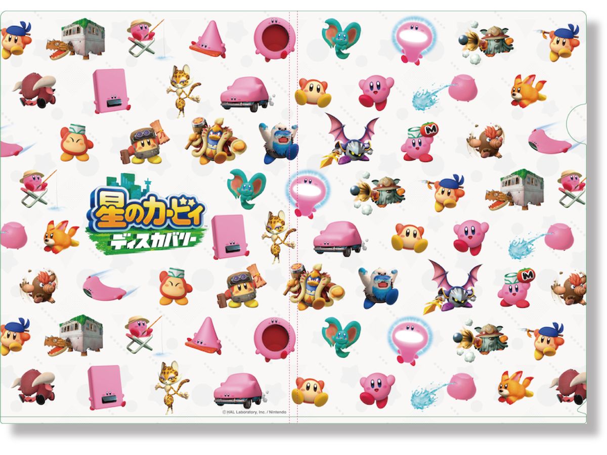 Kirby and the Forgotten Land: Clear File 2 B (Whole Pattern)