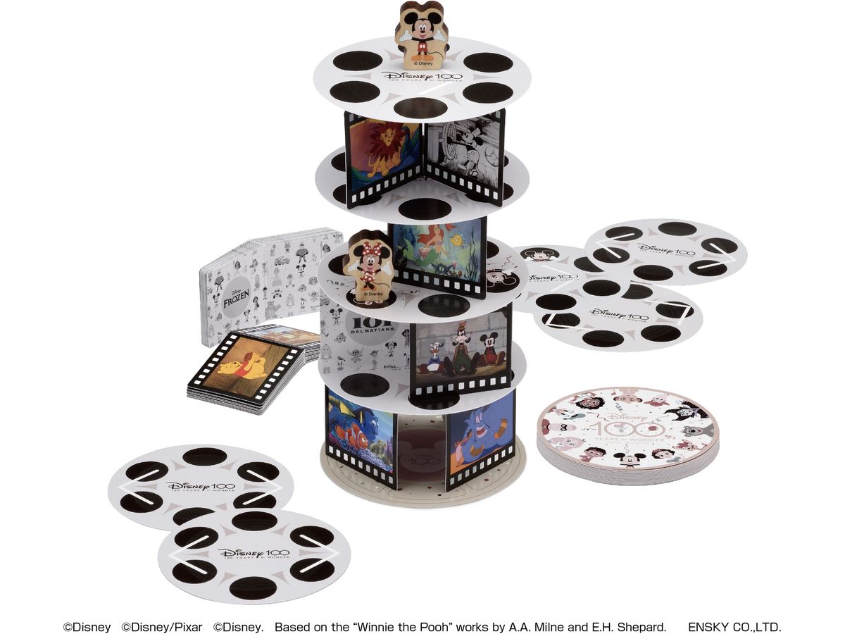Disney100 Card Tower Game