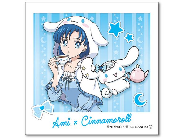 Sailor Moon Series x Sanrio Characters: Die-Cut Sticker Mini Ami Mizuno x Cinnamoroll