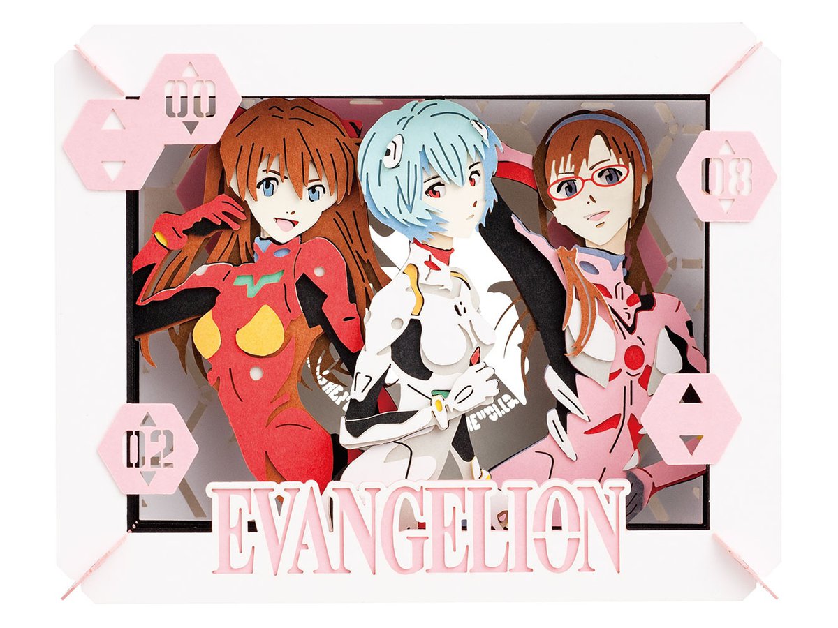 Evangelion: PAPER THEATER PT-155 Rei, Asuka & Mari