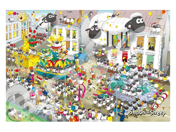 Jigsaw Puzzle Shaun the Sheep: Sheep Carnival 300pcs (No.300-1549 : 380mm x 260mm)