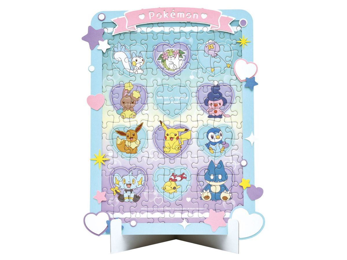 Jigsaw Puzzle Pokemon: Art Decoration Jigsaw Pokemon Heart Bubble 108pcs (No.108-DP04: 284 x 220mm)