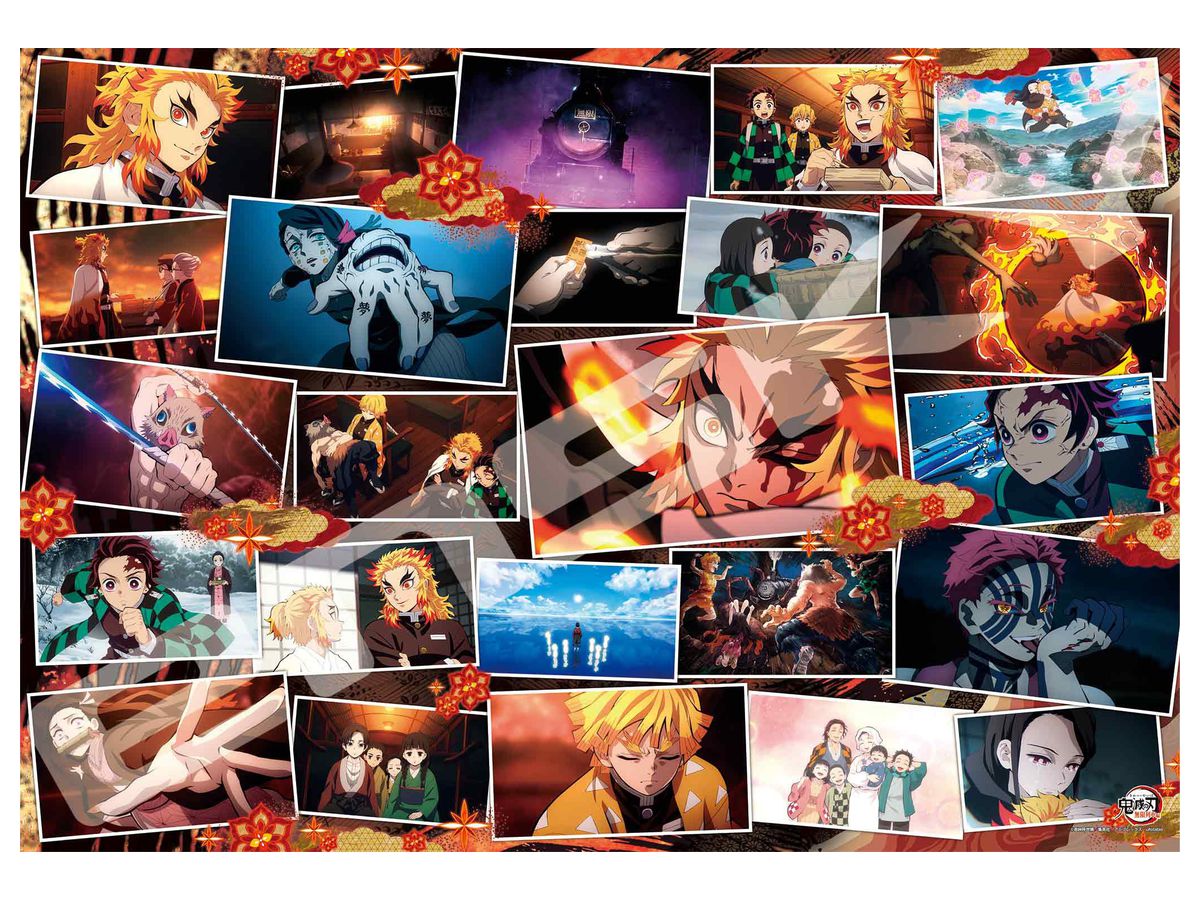 Jigsaw Puzzle Demon Slayer: Kimetsu no Yaiba: Infinite Train Edition Collage 1000pcs (No.1000T-333: 735 x 510mm)