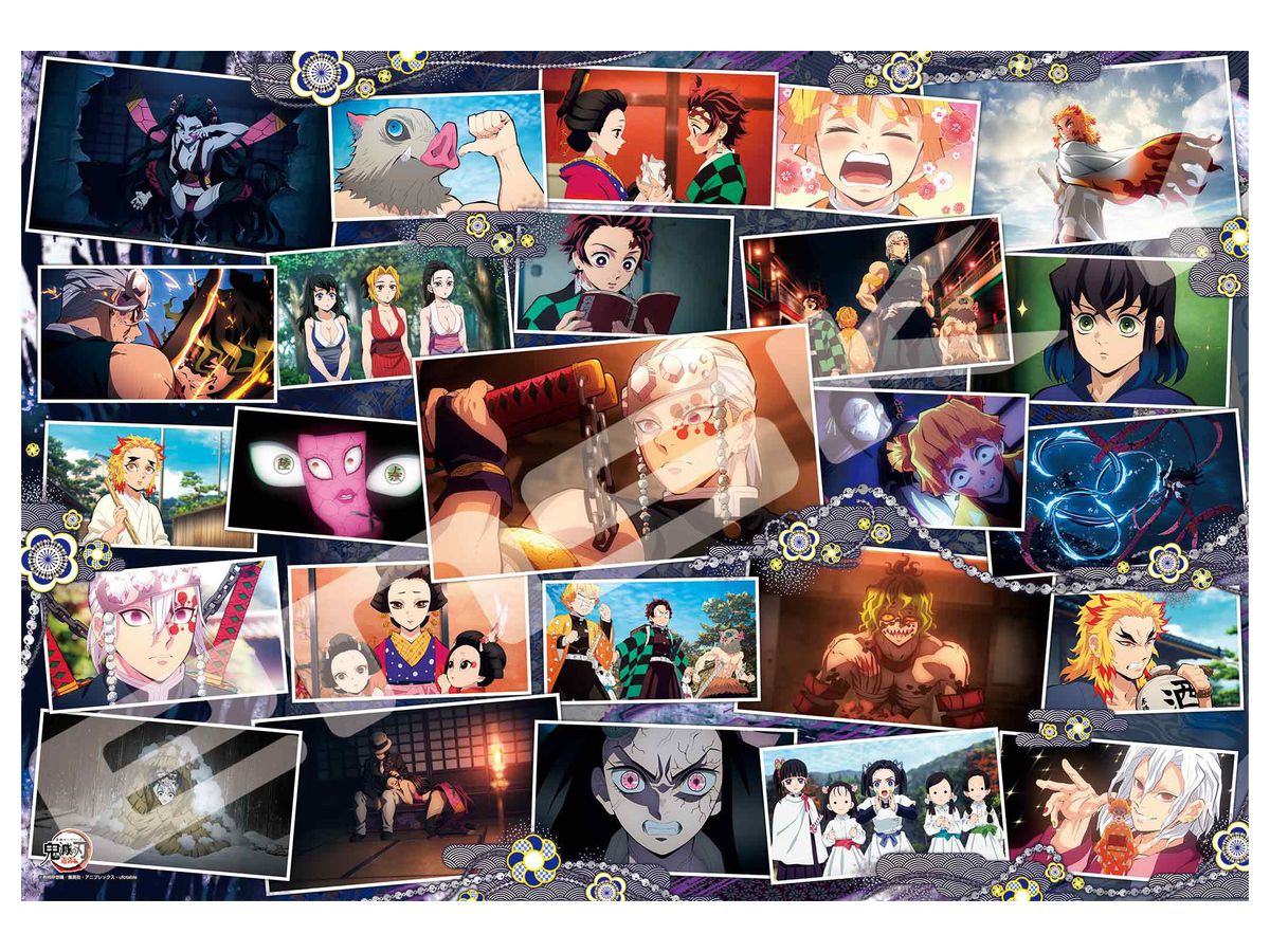 Jigsaw Puzzle Demon Slayer: Kimetsu no Yaiba: Yukaku Edition Collage 1000pcs (No.1000T-334: 735 x 510mm)