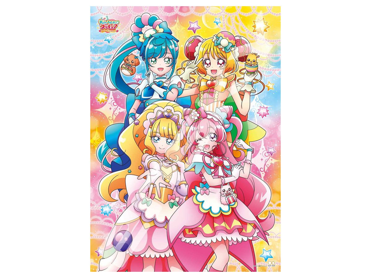Jigsaw Puzzle Delicious Party Pretty Cure: Extremely Delicious Time 300 Large Pcs (No.300-L574: 530 x 380mm)