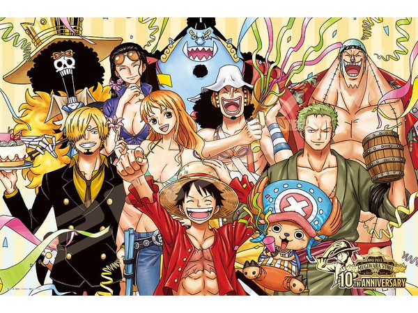 Jigsaw Puzzle One Piece: 10th PARTY! 1000pcs (No.1000-592: 750 x 500mm)
