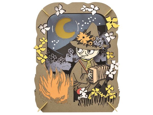 Moomin PAPER THEATER PT-081N Snufkin in the Moonlit Night