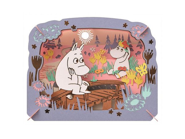 Moomin PAPER THEATER PT-082N Moomin On The Bridge